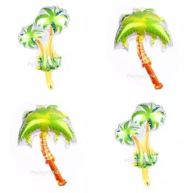 Balon Foil Pohon Kelapa / Coconut Tree Size Mini