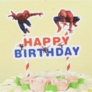 Cake Topper / Topper Kue HBD / Happy Birthday Karakter / Kartun