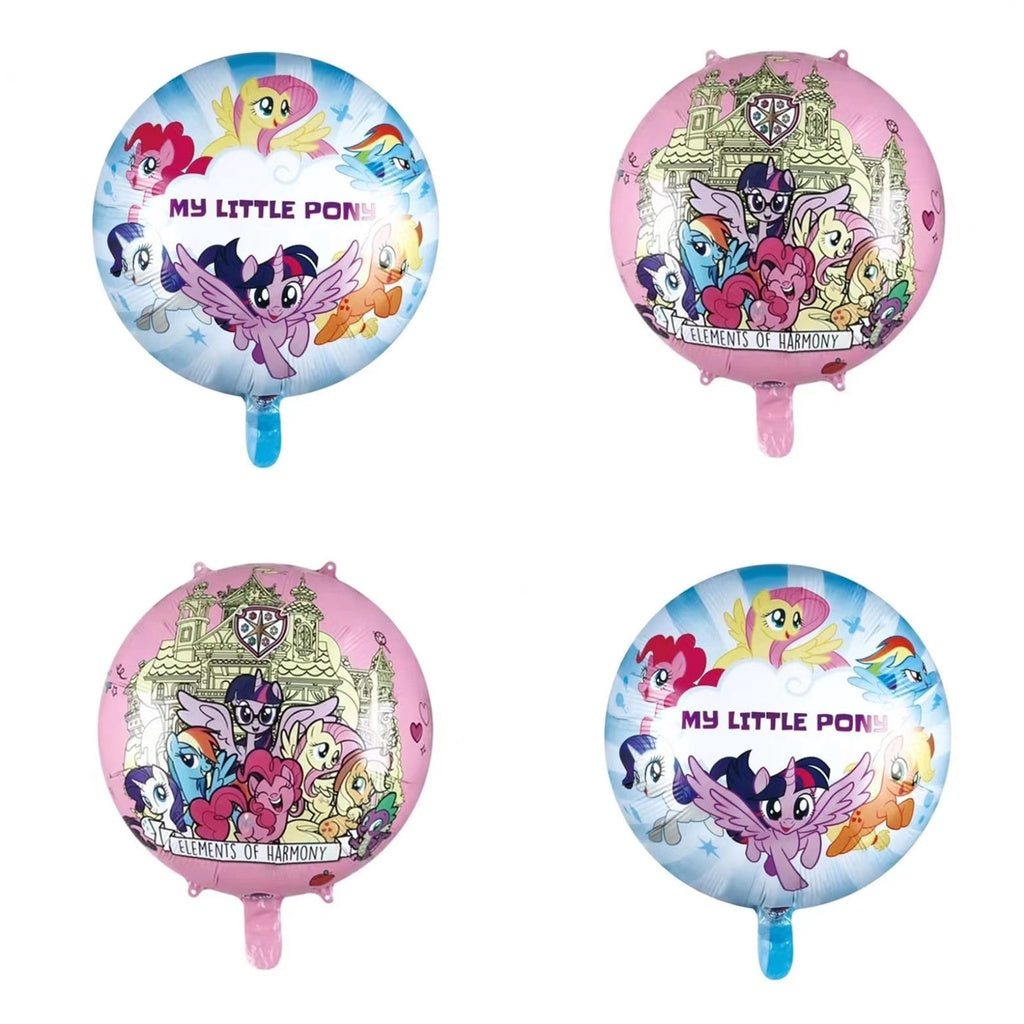 Balon Foil My Little Pony Bulat New Size 45 cm