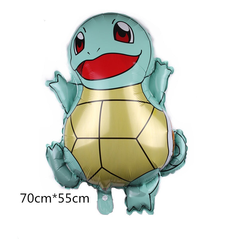 Balon Foil Pokemon Go New Pikachu Squirtle Charmander Bulbasaur Jumbo