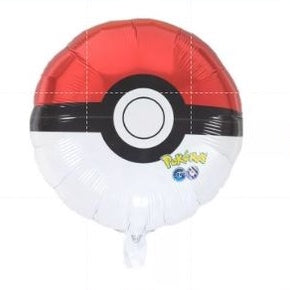 Balon Foil Pokemon Go Ball Squirtle Charmander Bulbasaur Bulat Size 45 cm