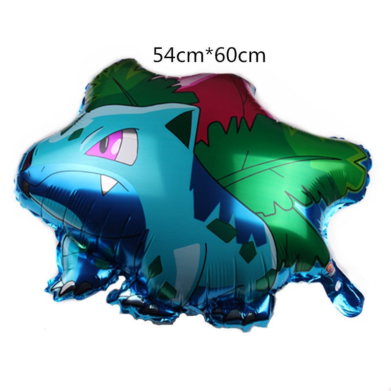 Balon Foil Pokemon Go New Pikachu Squirtle Charmander Bulbasaur Jumbo