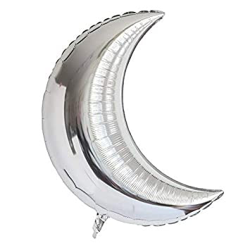 Balon Foil Crescent Moon / Bulan Sabit Size 20 inch / 50 cm