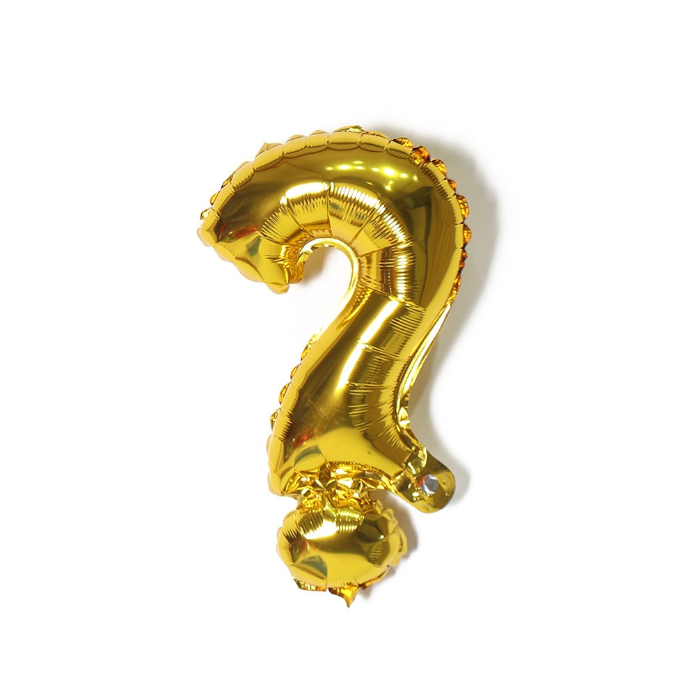 Balon Foil Tanda Baca "&" Ampersand / "#" Hashtag / "!" Tanda Seru Size 40 cm