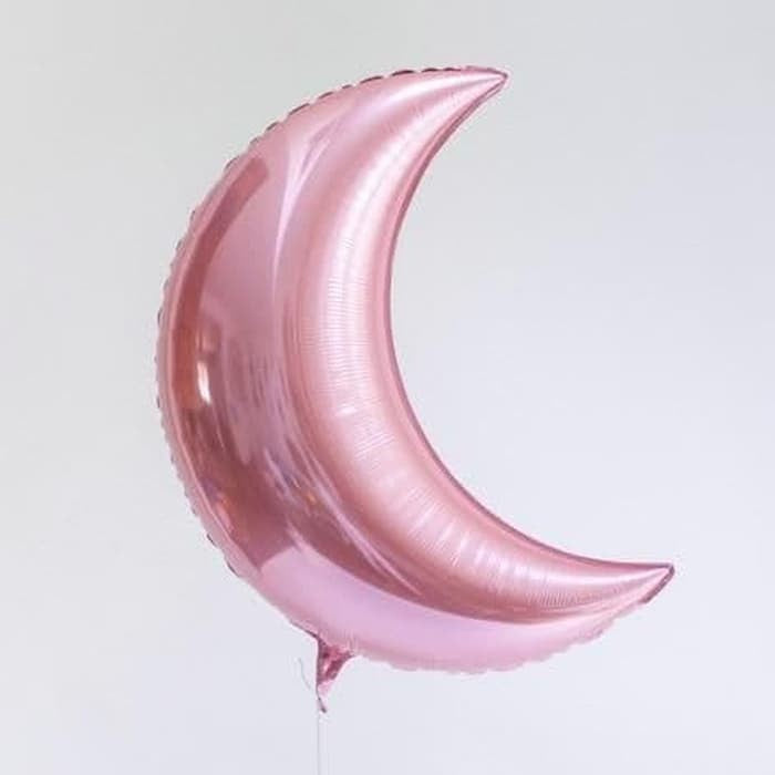 Balon Foil Crescent Moon / Bulan Sabit Size 20 inch / 50 cm
