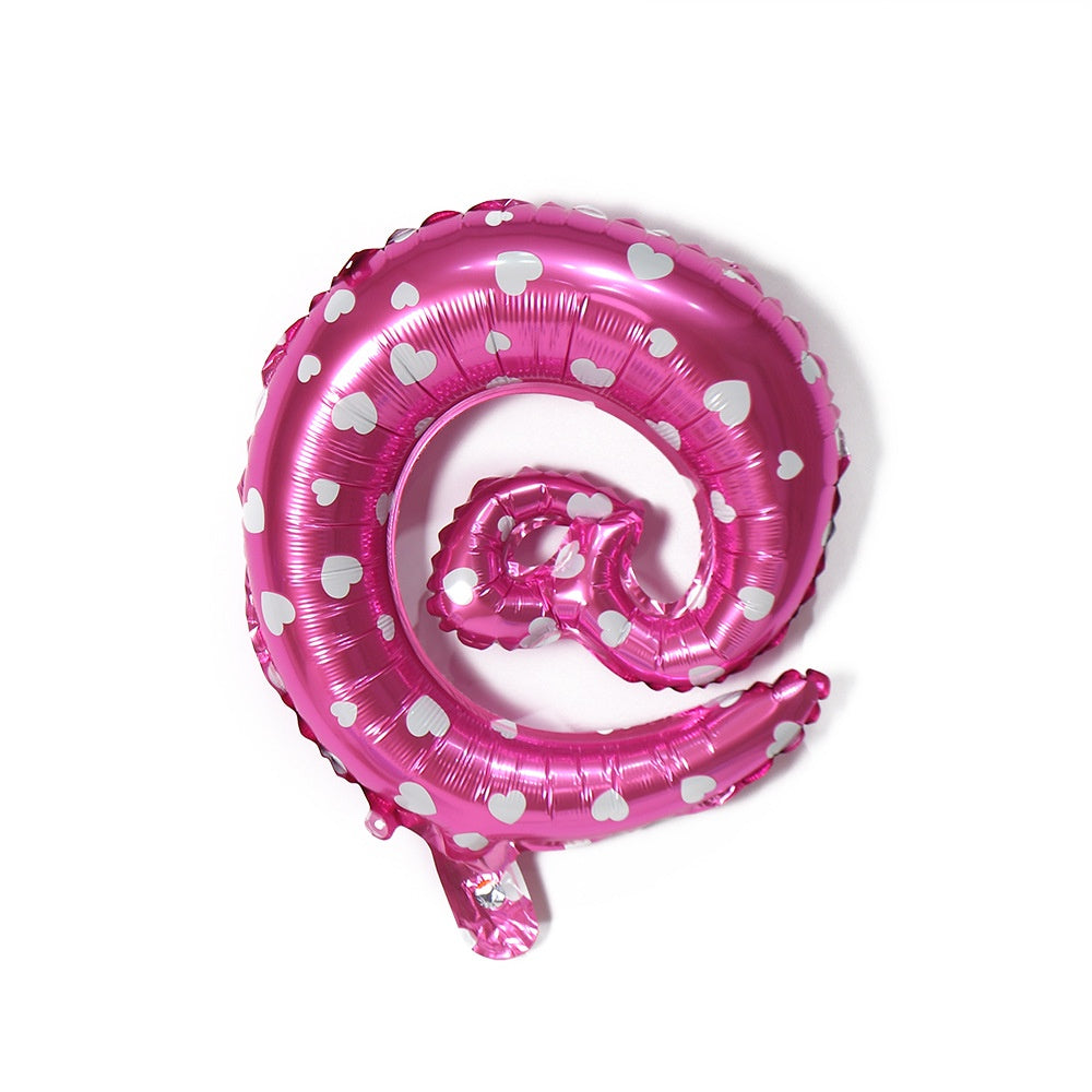 Balon Foil Tanda Baca "&" Ampersand / "#" Hashtag / "!" Tanda Seru Size 40 cm