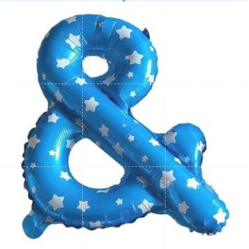 Balon Foil Tanda Baca "&" Ampersand / "#" Hashtag / "!" Tanda Seru Size 40 cm