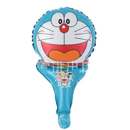 Balon Foil Pentung / Tongkat / Tenis / Handheld Hello Pepa Pig,Daisy Duck,Minnie Pink