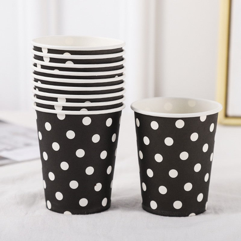 Paper Cup / Gelas Kertas Motif Polkadot