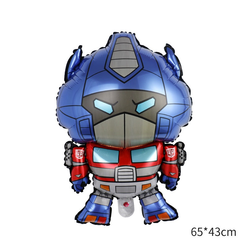 1 Set isi 2 Balon Foil Baby Transformers Bumblebee dan Optimus Prime