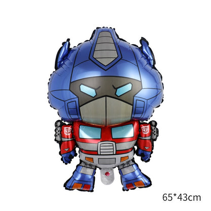 1 Set isi 2 Balon Foil Baby Transformers Bumblebee dan Optimus Prime