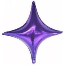Balon Bintang / Star Segi Empat Size 25 cm / 10 inch