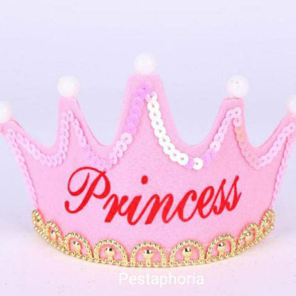 Mahkota LED/Crown LED Happy Birthday/Mahkota King/Princess