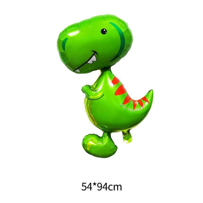 Balon Foil Dino/ Dinosaurus / Dinosaur Kartun Crown Jumbo Size 90 cm