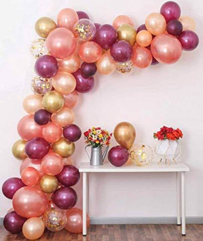 Balon Latex / Lateks Size 5 inch warna Wine Red / Burgundy