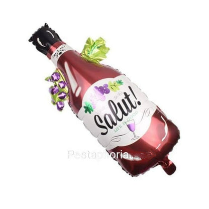 Balon Foil Wine Bottle Salut Size Jumbo