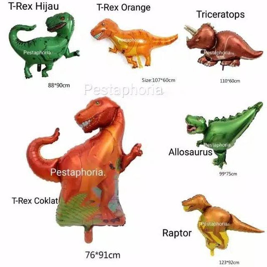 Balon Foil Dino / Dinosaurus / Dinosaur Jumbo