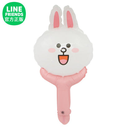 Balon Foil Pentung / Tongkat / Tenis / Handheld Hello Pepa Pig,Daisy Duck,Minnie Pink