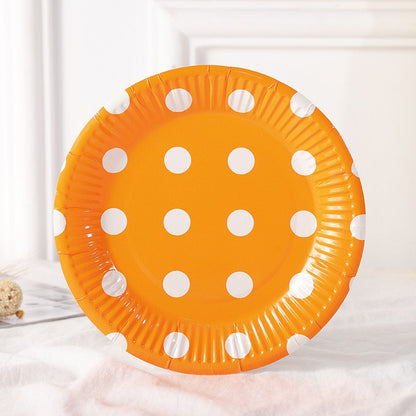 Polkadot Paper Plate / Piring Kertas Motif Polkadot