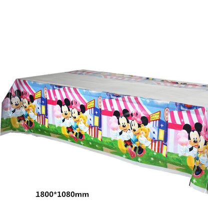 Taplak Meja Plastik Karakter/ Plastic Table Cover Karakter / Kartun