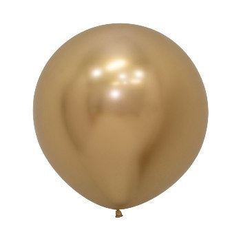 Balon Latex / Lateks Chrome Jumbo Size 24 Inch