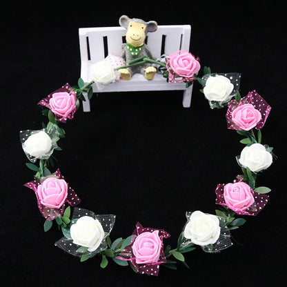 Flower Crown ( isi 12 Kuntum Bunga) / Mahkota Bunga