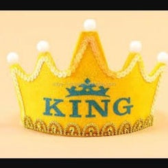 Mahkota LED/Crown LED Happy Birthday/Mahkota King/Princess
