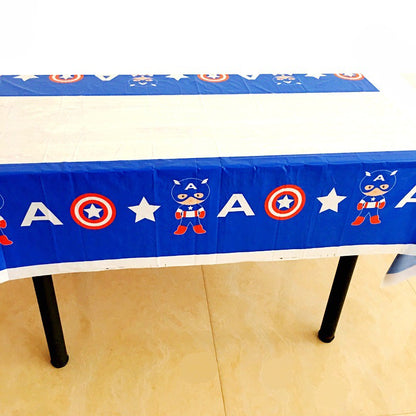 Taplak Meja Plastik Karakter/ Plastic Table Cover Karakter / Kartun