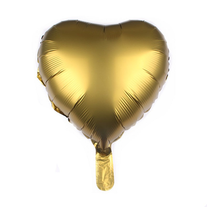 Balon Foil Hati / Love Satin Matte Size 45 cm