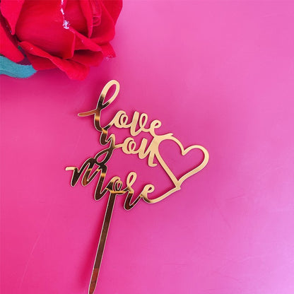 Cake Topper Acrylic HBD / Topper Kue Akrilik Happy Birthday Hello