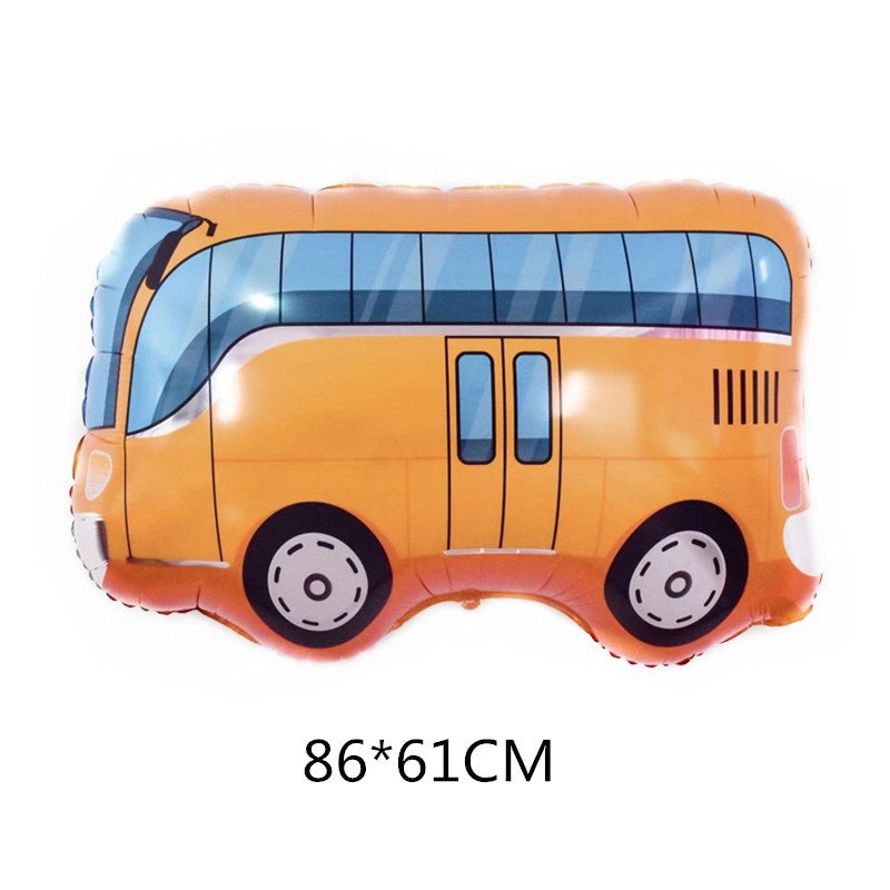 Balon Foil Forklift, Crane, Excavator, Mixer Truck, Bus Size Jumbo