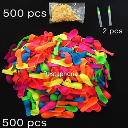 500 pcs Water Balloon Refill Pack / Balon Air / Magic Balloon / Mainan Perang Air