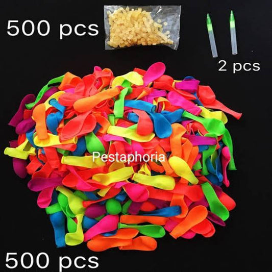 500 pcs Water Balloon Refill Pack / Balon Air / Magic Balloon / Mainan Perang Air