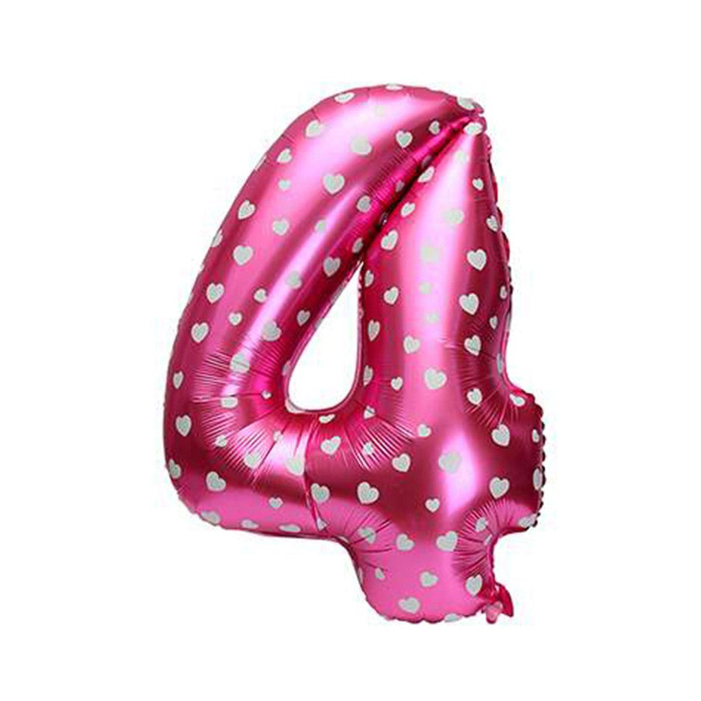 Balon Foil Angka Pink Size 40 cm