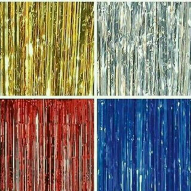Foil Curtain / Tirai Foil Lebar 1 meter Panjang 2 Meter