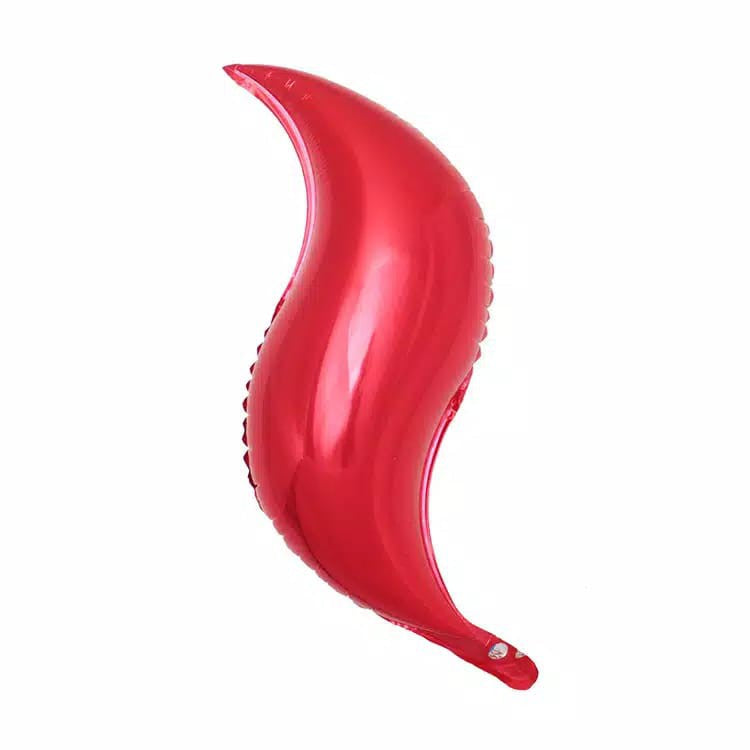 1 Balon Foil S Shape Jumbo Size 18 inch