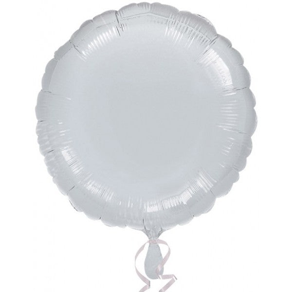 Balon Foil Bulat Polos / Round Size 45 cm