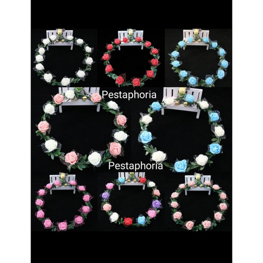 Flower Crown ( isi 12 Kuntum Bunga) / Mahkota Bunga