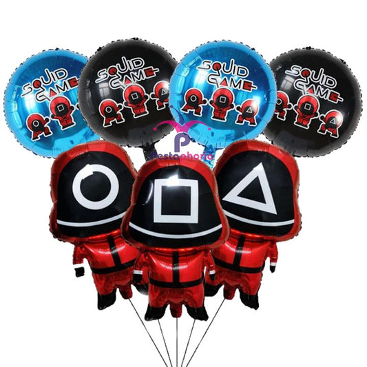 Balon Foil Squid Game Squad Set