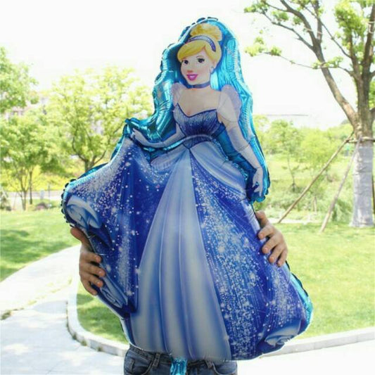 Balon Foil Princess Cinderella Jumbo Size 94 x 55 cm