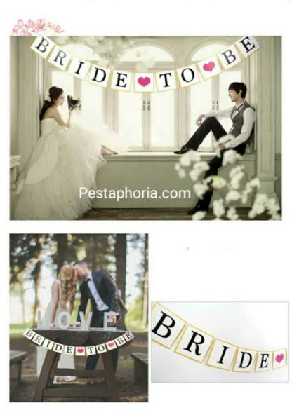 Bunting Flag / Banner Bride To Be u/ Bridal Shower