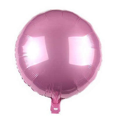 Balon Foil Bulat Polos / Round Size 45 cm