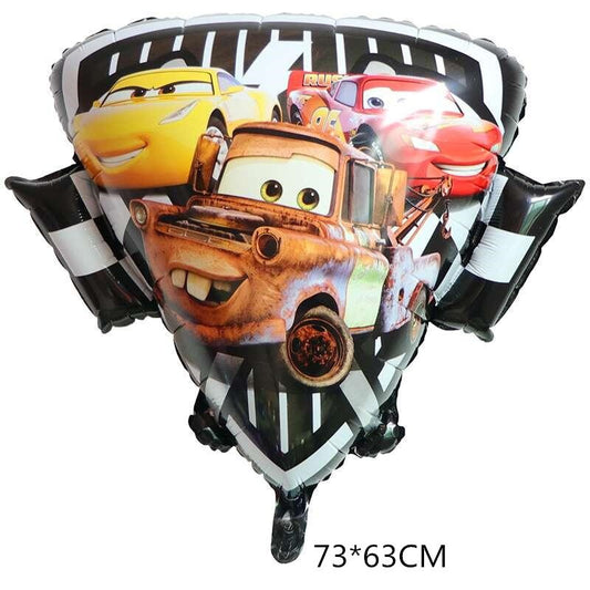 Balon Foil Cars Segitiga Jumbo
