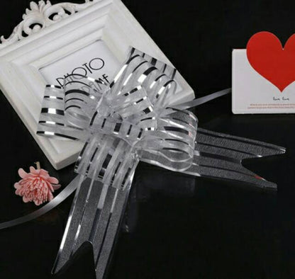 Pita Tarik Besar / Pita Serut Besar Organdi Lebar 50 mm Panjang 80 cm