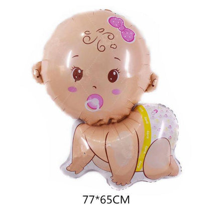 Balon Foil NEW Bayi Merangkak / Baby Boy & Baby Girl Jumbo Size 77 cm