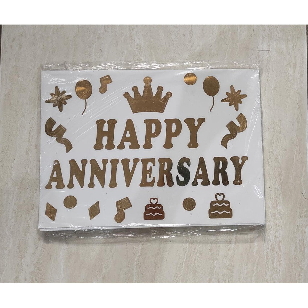 Stiker Bobo Balon PVC Ukuran 21 x 29 cm Balloon Sticker Happy Birthday/I Love You/Anniversary/Graduation