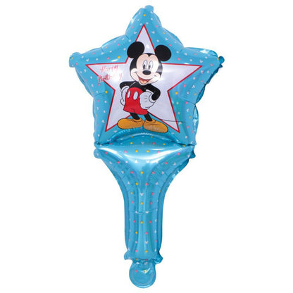 Balon Foil Pentung / Tongkat / Tenis / Handheld Hello Kitty,Doraemon,Frozen,Hulk,Donald,Daisy, Pony