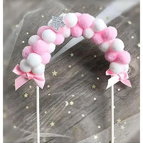 Cake Topper / Topper Kue Pompom Arch