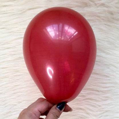 Balon Latex / Lateks Metalik 5 inch Warna Coral & Warna Rose Gold
