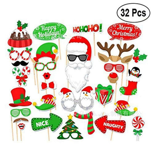 Photo Props / Party Props / Aksesoris Foto Booth Christmas / Natal